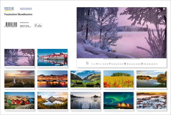 Bild: 9783731888130 | Faszination Skandinavien 2026 | Verlag Korsch | Kalender | 14 S.