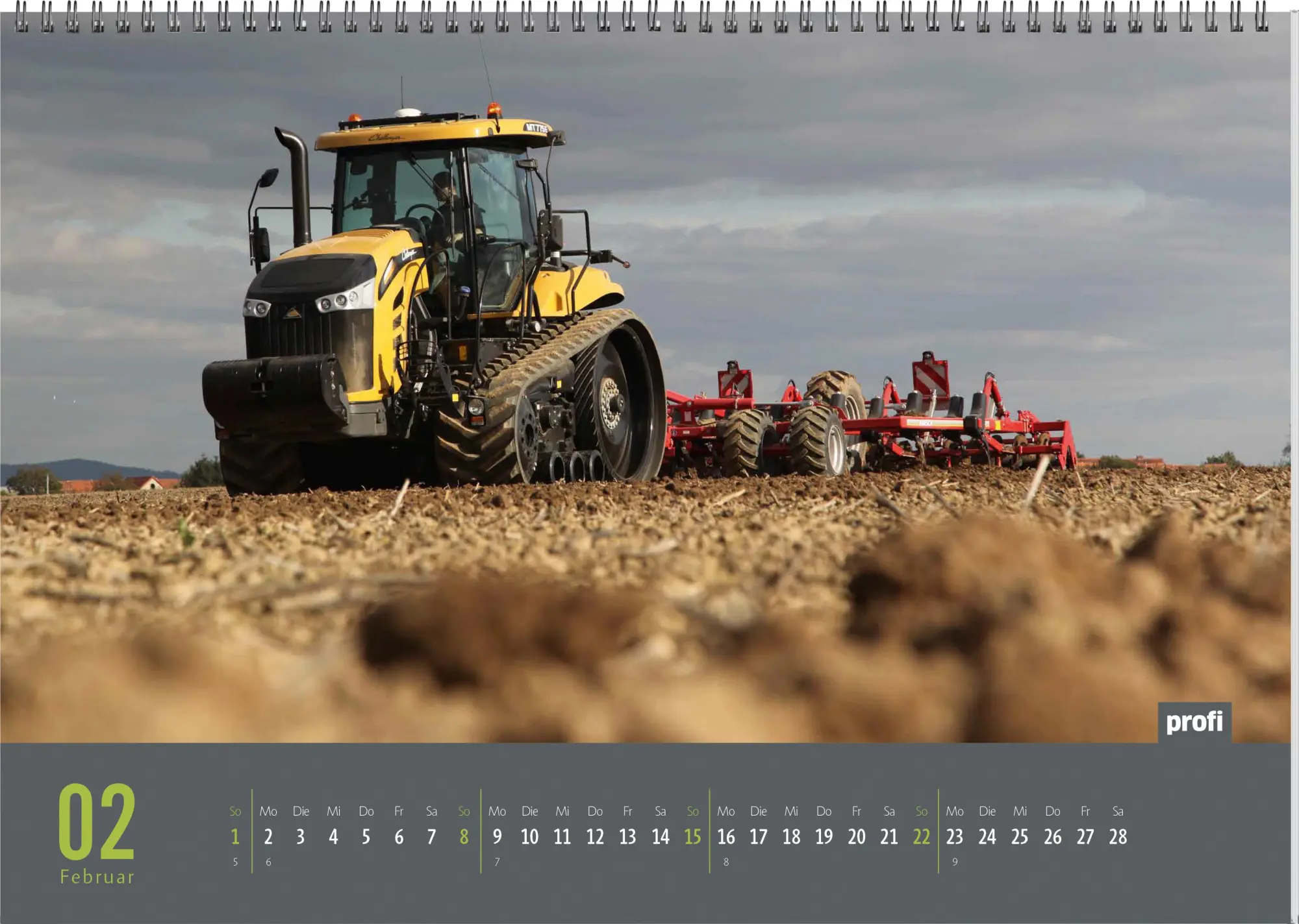 Bild: 9783784358130 | profi Landtechnikkalender 2026 | Kalender | 14 S. | Deutsch | 2026