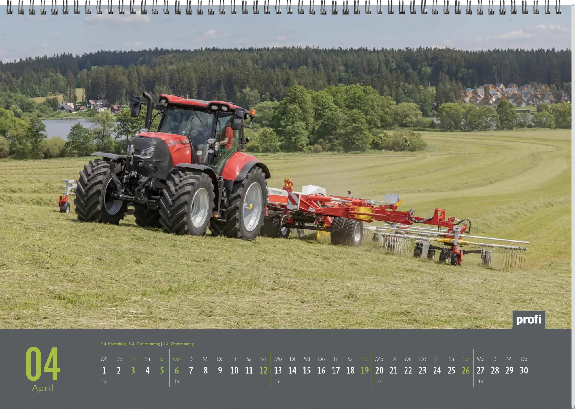 Bild: 9783784358130 | profi Landtechnikkalender 2026 | Kalender | 14 S. | Deutsch | 2026