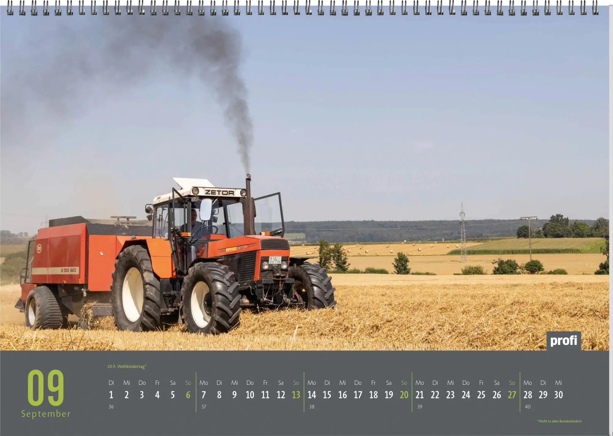 Bild: 9783784358130 | profi Landtechnikkalender 2026 | Kalender | 14 S. | Deutsch | 2026