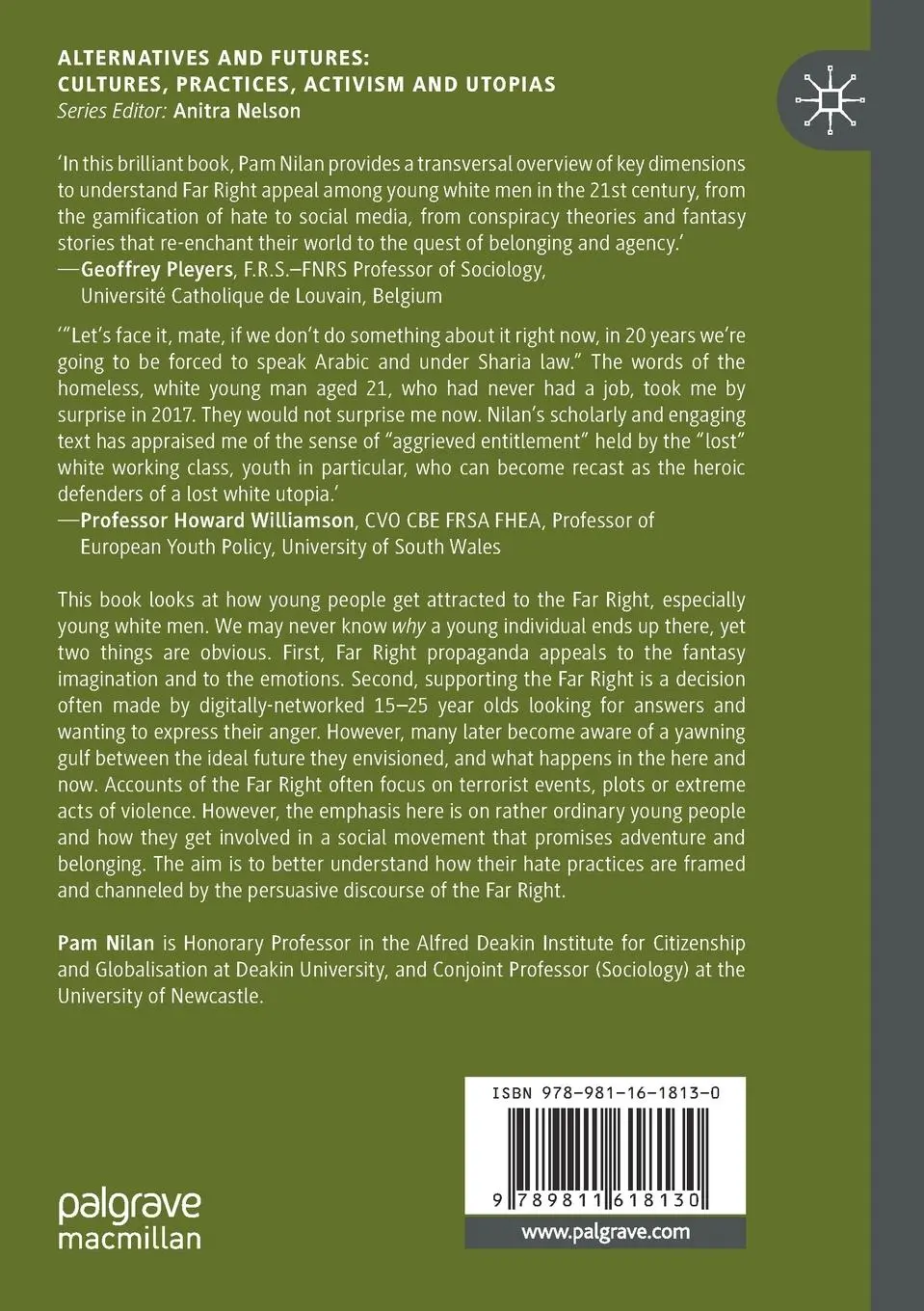 Rückseite: 9789811618130 | Young People and the Far Right | Pam Nilan | Taschenbuch | xix | 2022