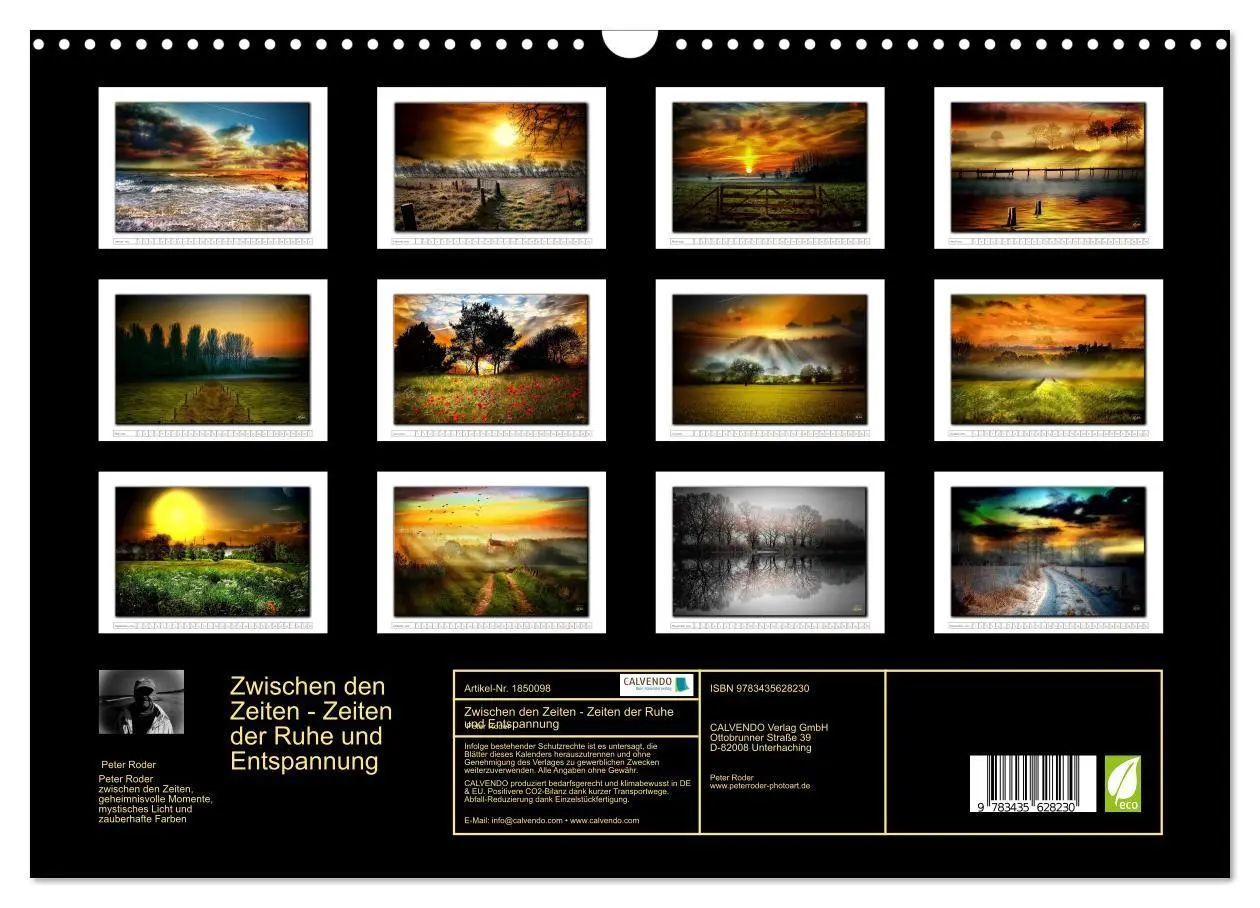 Bild: 9783435628230 | Zwischen den Zeiten - Zeiten der Ruhe und Entspannung (Wandkalender...