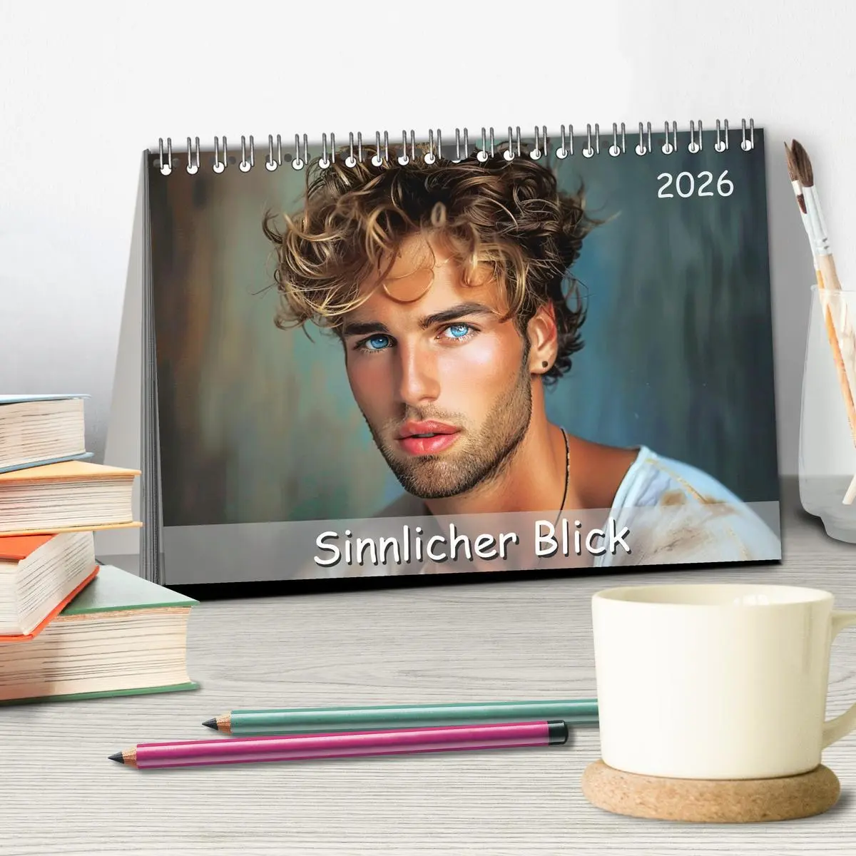 Bild: 9783457408230 | Sinnlicher Blick (Tischkalender 2026 DIN A5 quer), CALVENDO...