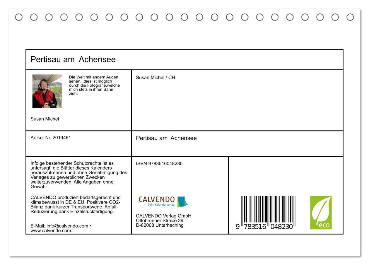 Bild: 9783516048230 | Pertisau am Achensee (Tischkalender 2026 DIN A5 quer), CALVENDO...