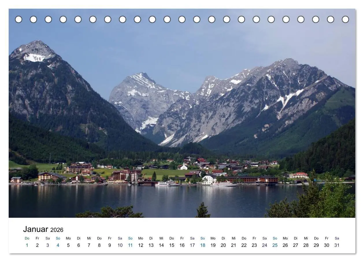 Bild: 9783516048230 | Pertisau am Achensee (Tischkalender 2026 DIN A5 quer), CALVENDO...