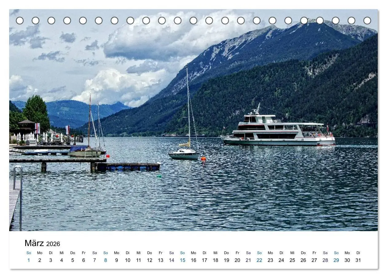 Bild: 9783516048230 | Pertisau am Achensee (Tischkalender 2026 DIN A5 quer), CALVENDO...