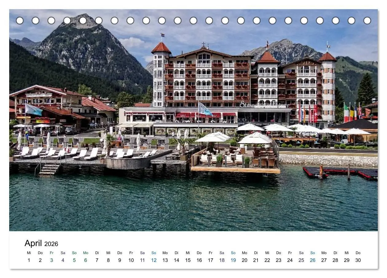 Bild: 9783516048230 | Pertisau am Achensee (Tischkalender 2026 DIN A5 quer), CALVENDO...