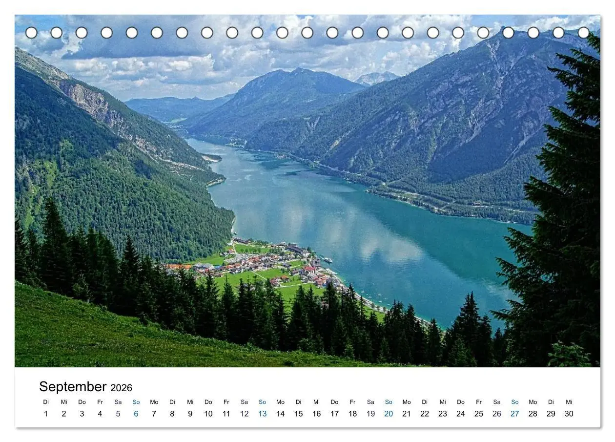 Bild: 9783516048230 | Pertisau am Achensee (Tischkalender 2026 DIN A5 quer), CALVENDO...