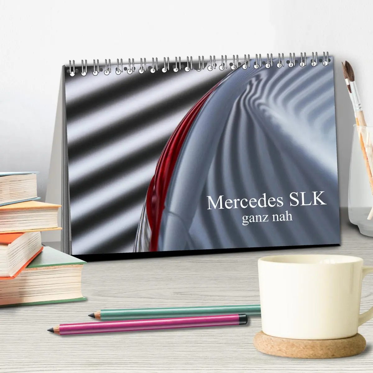 Bild: 9783516118230 | Mercedes SLK - ganz nah (Tischkalender 2026 DIN A5 quer), CALVENDO...