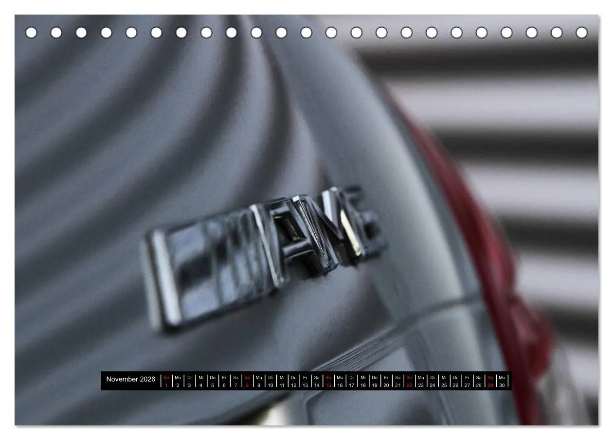 Bild: 9783516118230 | Mercedes SLK - ganz nah (Tischkalender 2026 DIN A5 quer), CALVENDO...