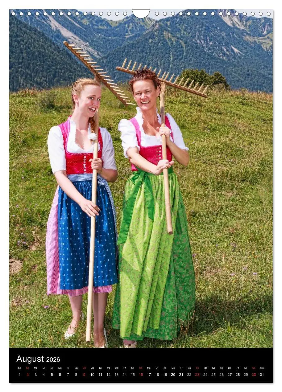 Bild: 9783516428230 | Dirndl und Tradition (Wandkalender 2026 DIN A3 hoch), CALVENDO...