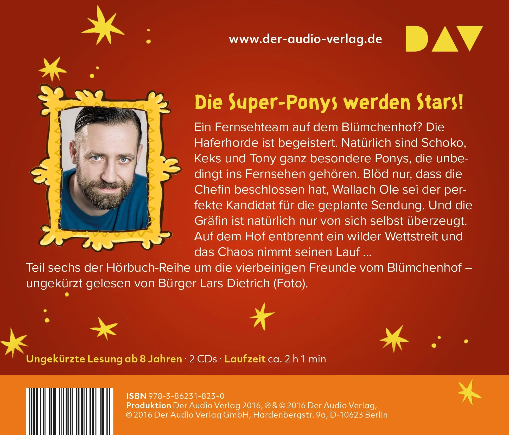 Rückseite: 9783862318230 | Die Haferhorde 06: Hopp, hopp, hurra! | Suza Kolb | Audio-CD | Deutsch