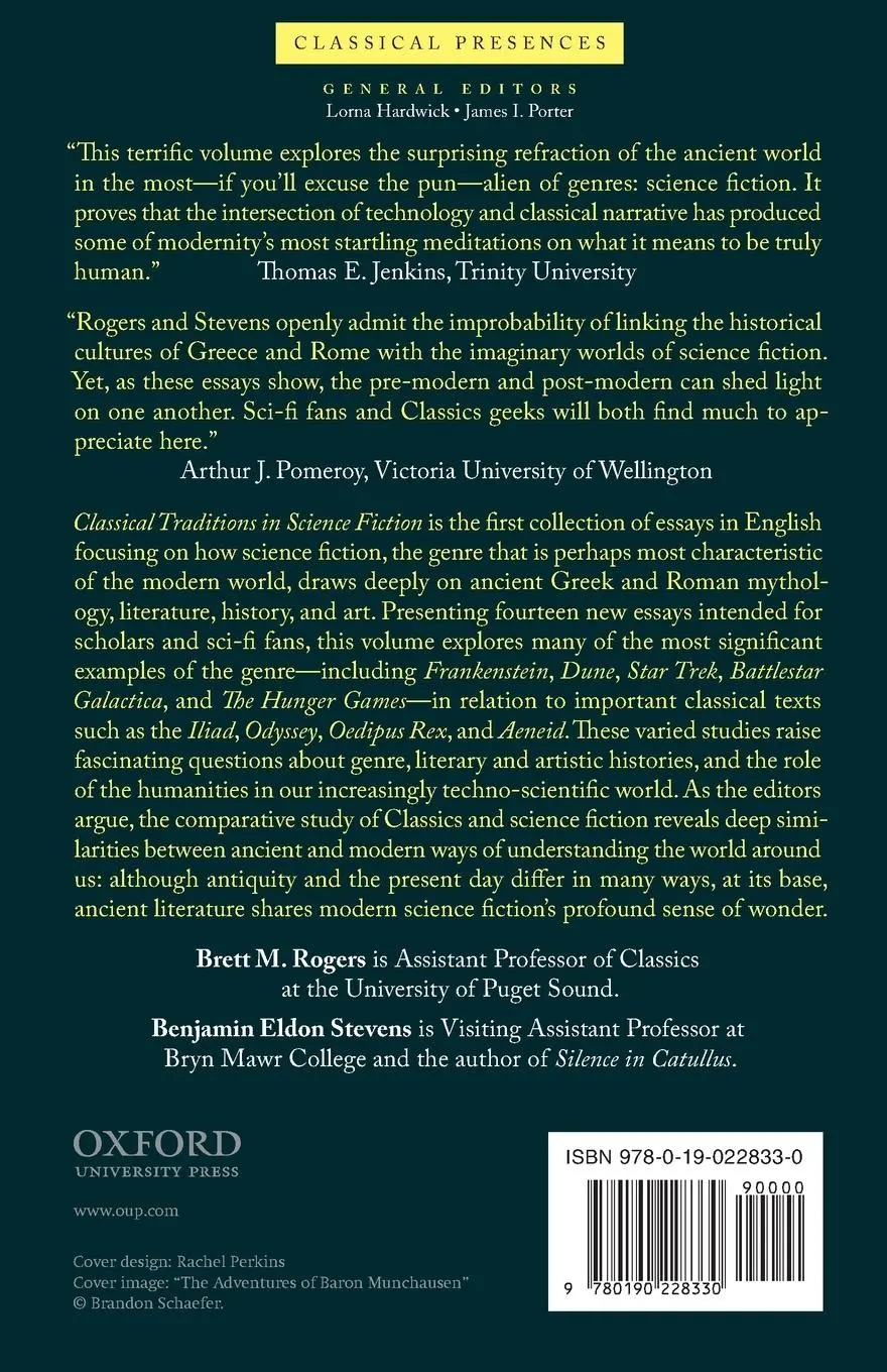 Rückseite: 9780190228330 | Classical Traditions in Science Fiction | Brett M. Rogers (u. a.)