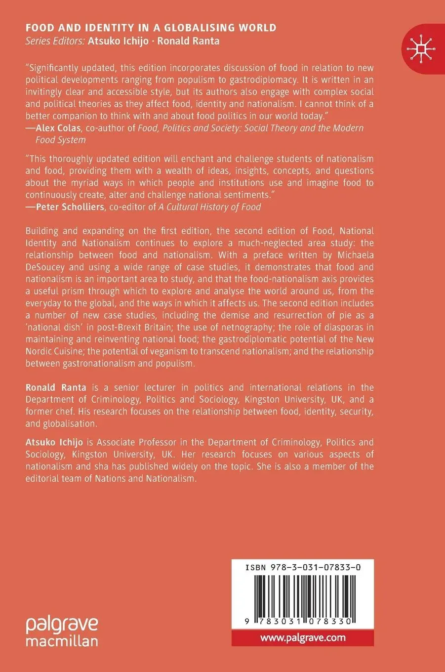 Rückseite: 9783031078330 | Food, National Identity and Nationalism | Ronald Ranta (u. a.) | Buch