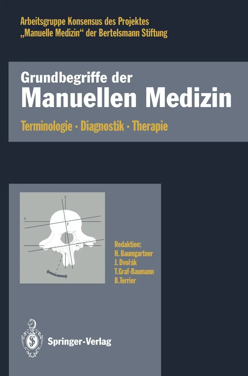 Cover: 9783540558330 | Grundbegriffe der Manuellen Medizin | B. Terrier (u. a.) | Taschenbuch
