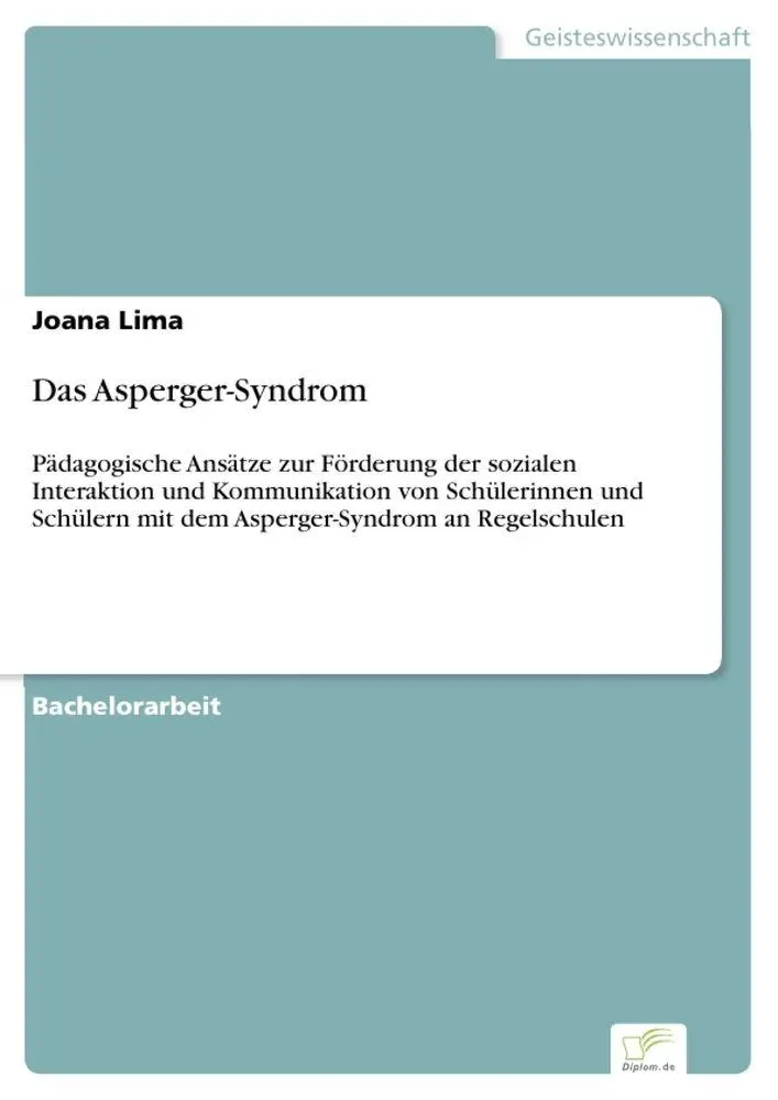 Cover: 9783961168330 | Das Asperger-Syndrom | Joana Lima | Taschenbuch | 48 S. | Deutsch