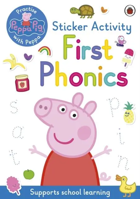 Cover: 9780241488430 | Peppa Pig: Practise with Peppa: First Phonics | Sticker Activity Book