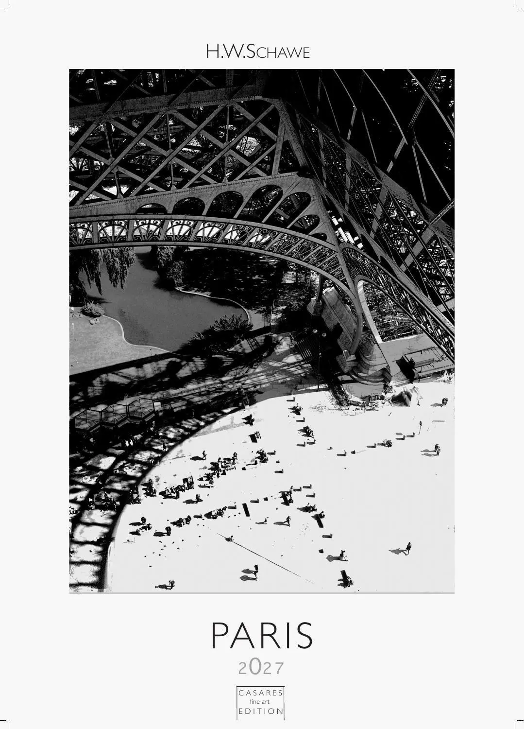 Cover: 9781835248430 | Paris schwarz-weiss Kalender 2027 - Wandkalender Fotokalender...