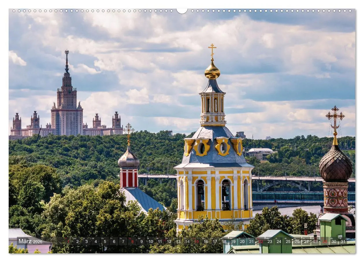 Bild: 9783457868430 | Moskauer Perspektiven (Wandkalender 2026 DIN A2 quer), CALVENDO...