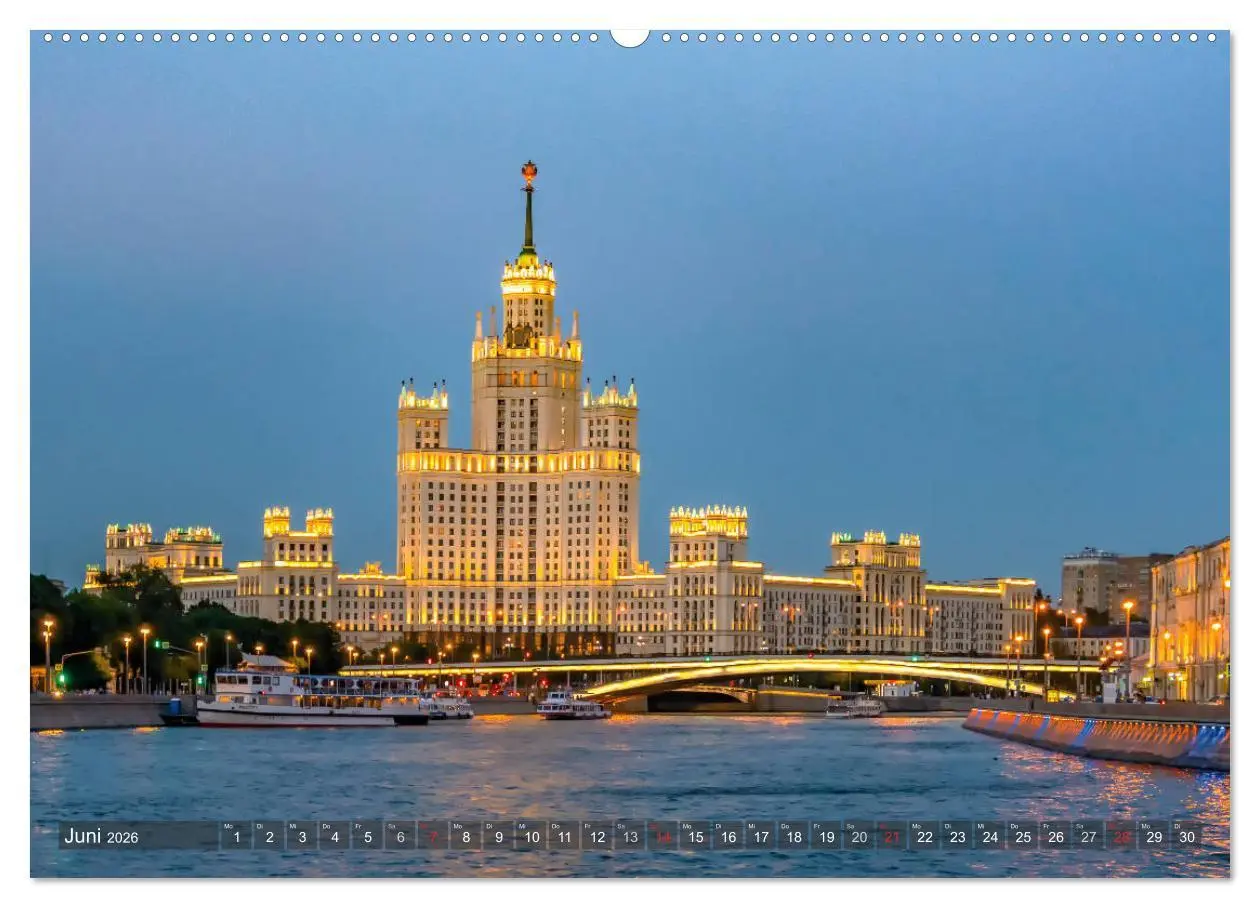 Bild: 9783457868430 | Moskauer Perspektiven (Wandkalender 2026 DIN A2 quer), CALVENDO...