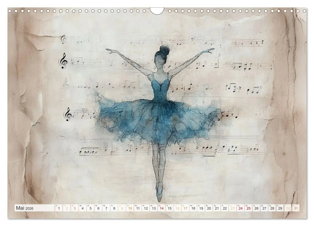 Bild: 9783516028430 | Im Pas de Deux mit der Stille (Wandkalender 2026 DIN A3 quer),...