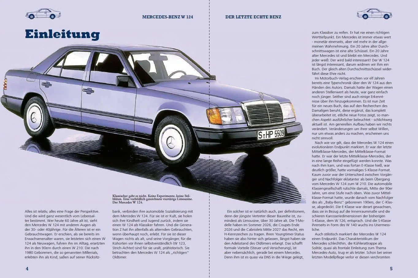 Bild: 9783613048430 | Mercedes-Benz W 124 | Der letzte echte Benz | Alexander F. Storz