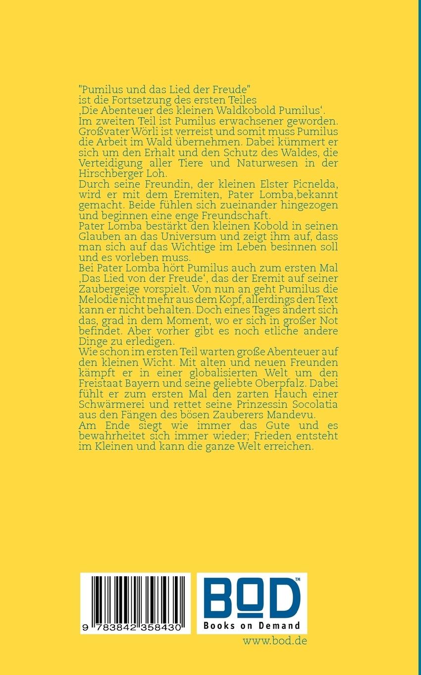 Rückseite: 9783842358430 | Pumilus und das Lied von der Freude | Pumilus neue Abenteuer | Naumann