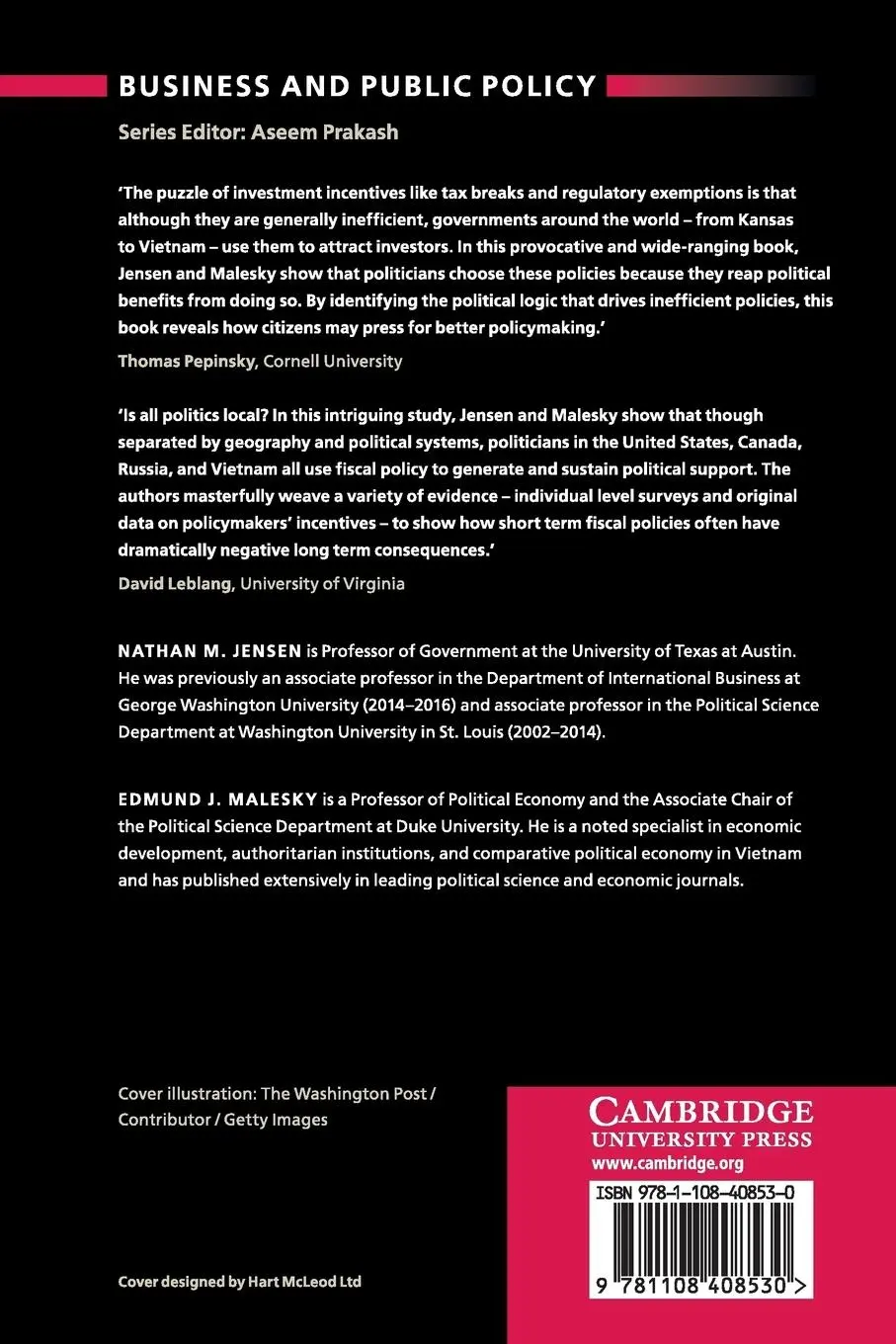 Rückseite: 9781108408530 | Incentives to Pander | Nathan M. Jensen (u. a.) | Taschenbuch | 2019