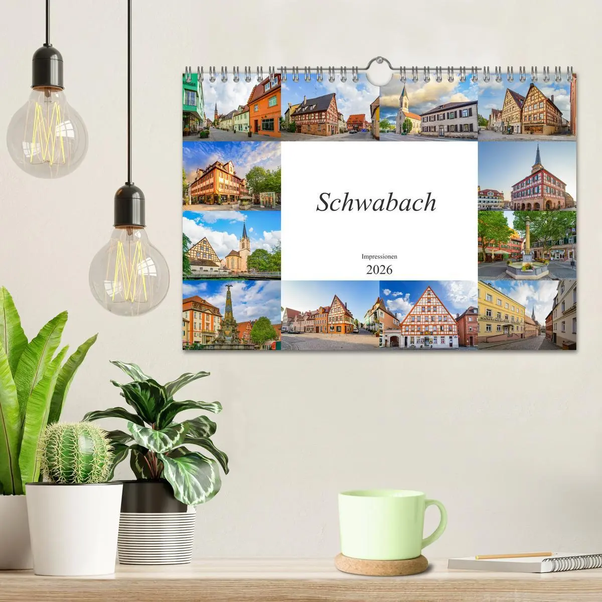 Bild: 9783457788530 | Schwabach Impressionen (Wandkalender 2026 DIN A4 quer), CALVENDO...