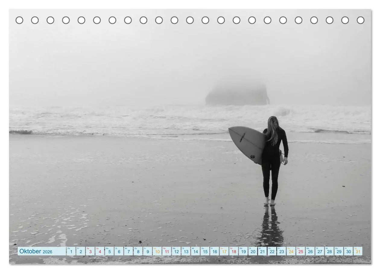 Bild: 9783457858530 | Surfen - so cool (Tischkalender 2026 DIN A5 quer), CALVENDO...