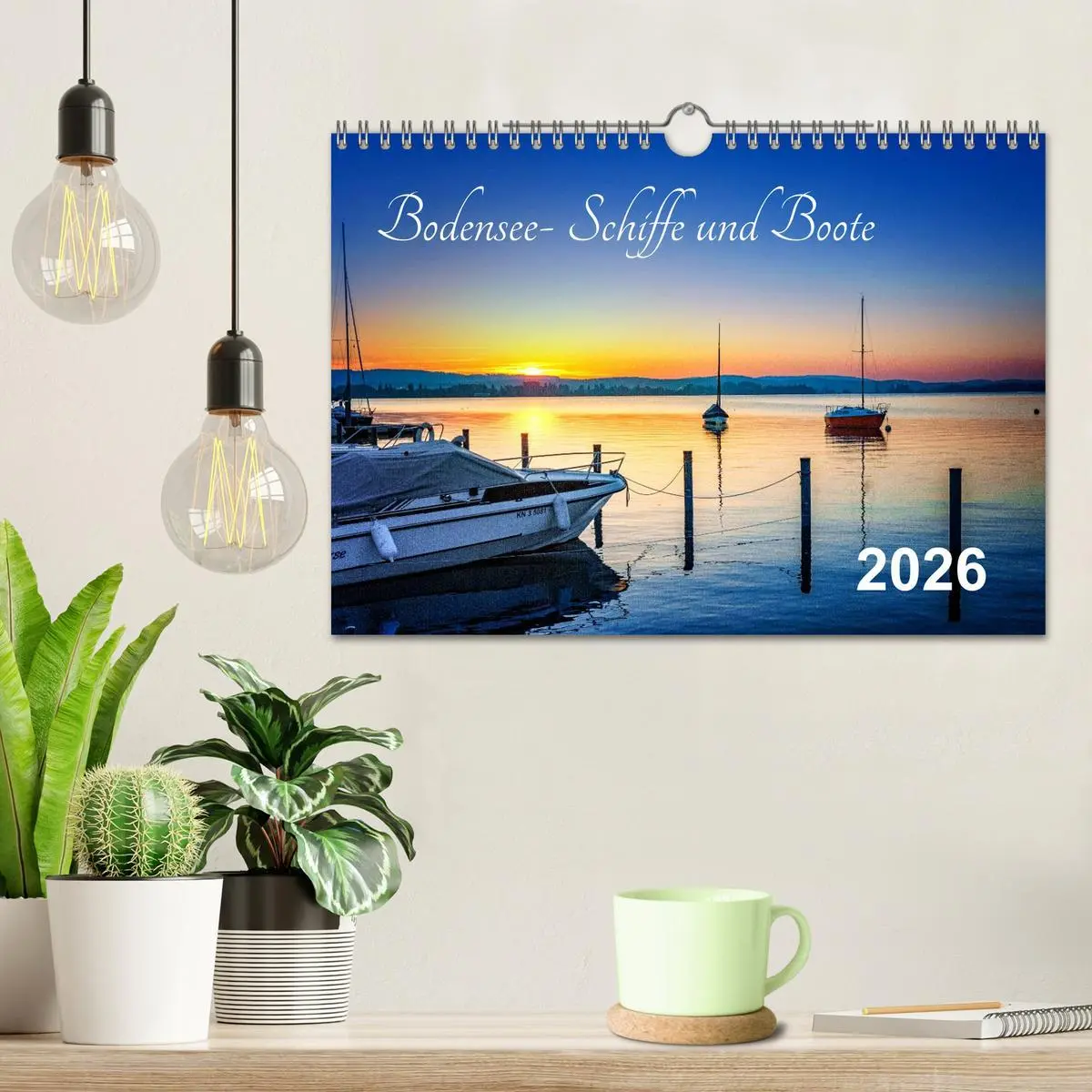 Bild: 9783516018530 | Bodensee-Schiffe und Boote (Wandkalender 2026 DIN A4 quer),...