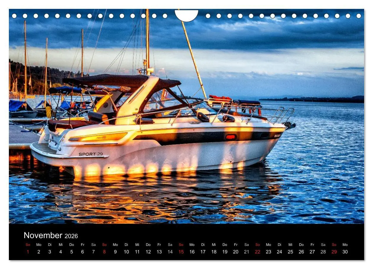 Bild: 9783516018530 | Bodensee-Schiffe und Boote (Wandkalender 2026 DIN A4 quer),...