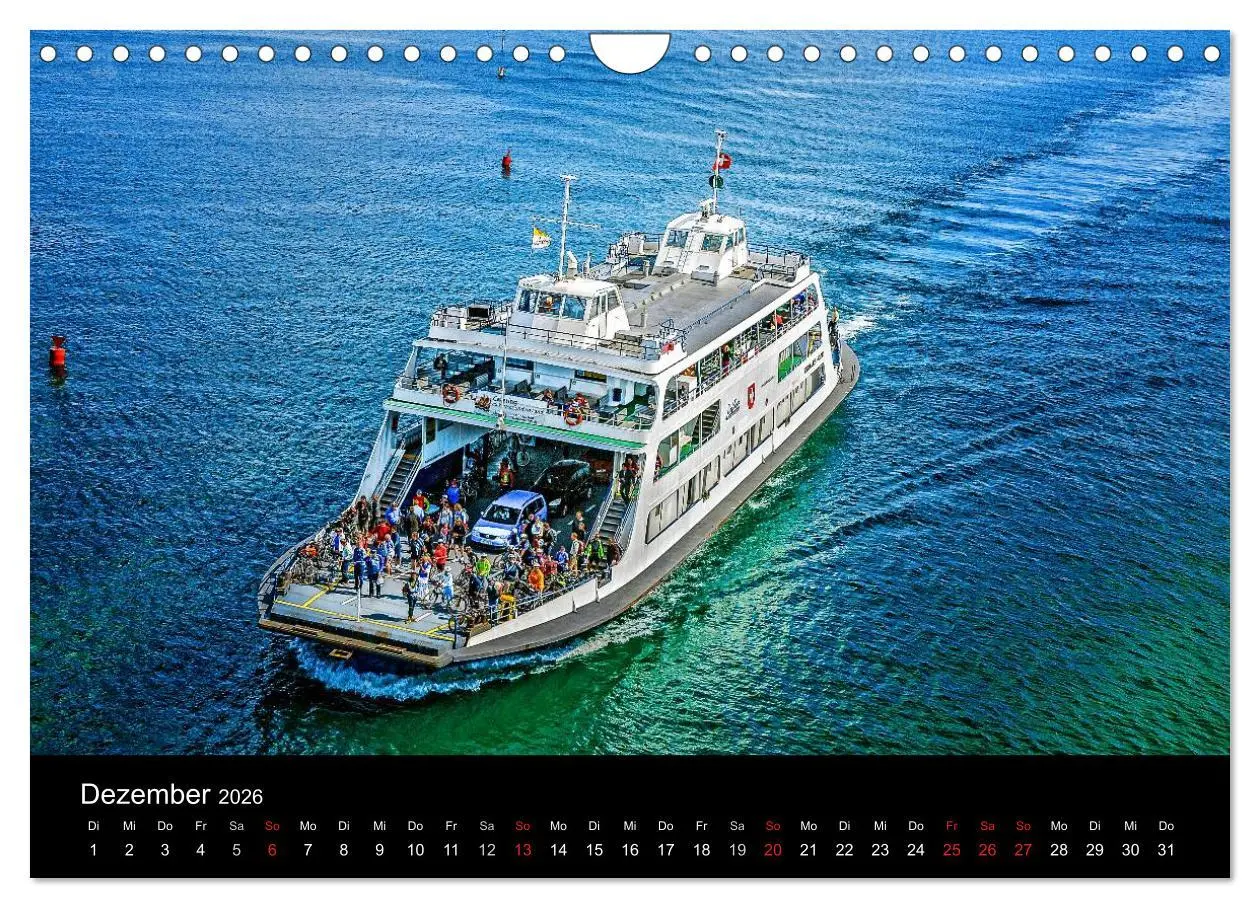 Bild: 9783516018530 | Bodensee-Schiffe und Boote (Wandkalender 2026 DIN A4 quer),...