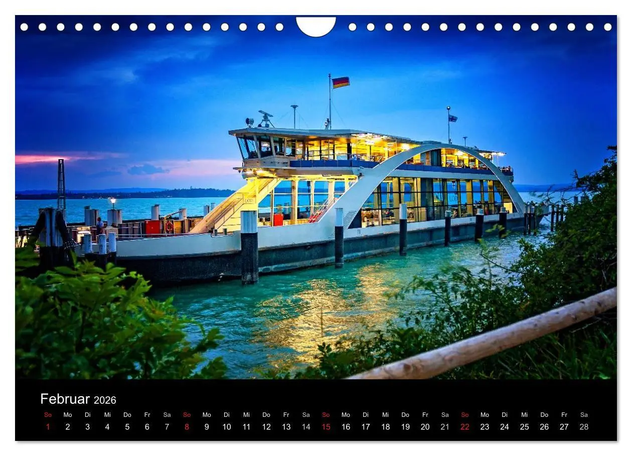 Bild: 9783516018530 | Bodensee-Schiffe und Boote (Wandkalender 2026 DIN A4 quer),...