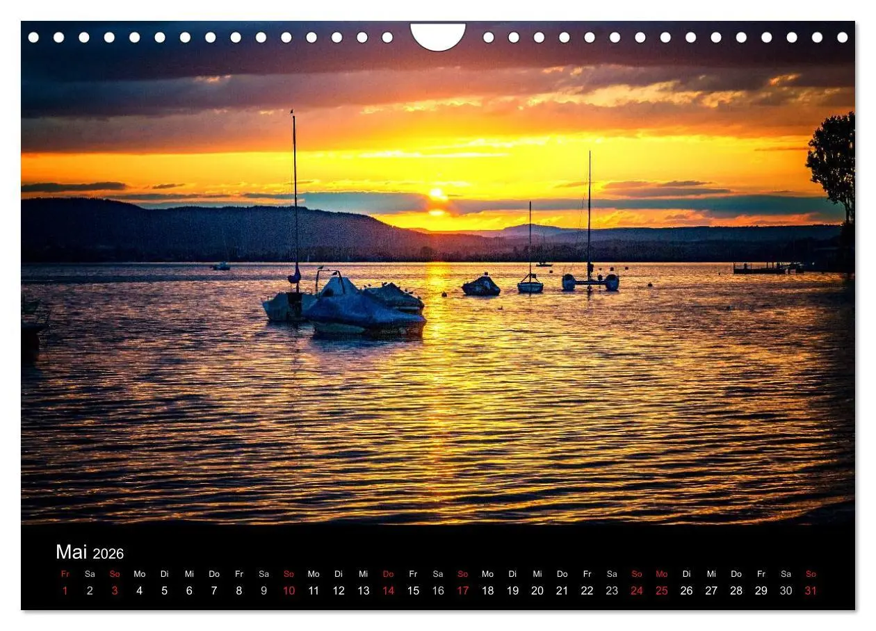 Bild: 9783516018530 | Bodensee-Schiffe und Boote (Wandkalender 2026 DIN A4 quer),...