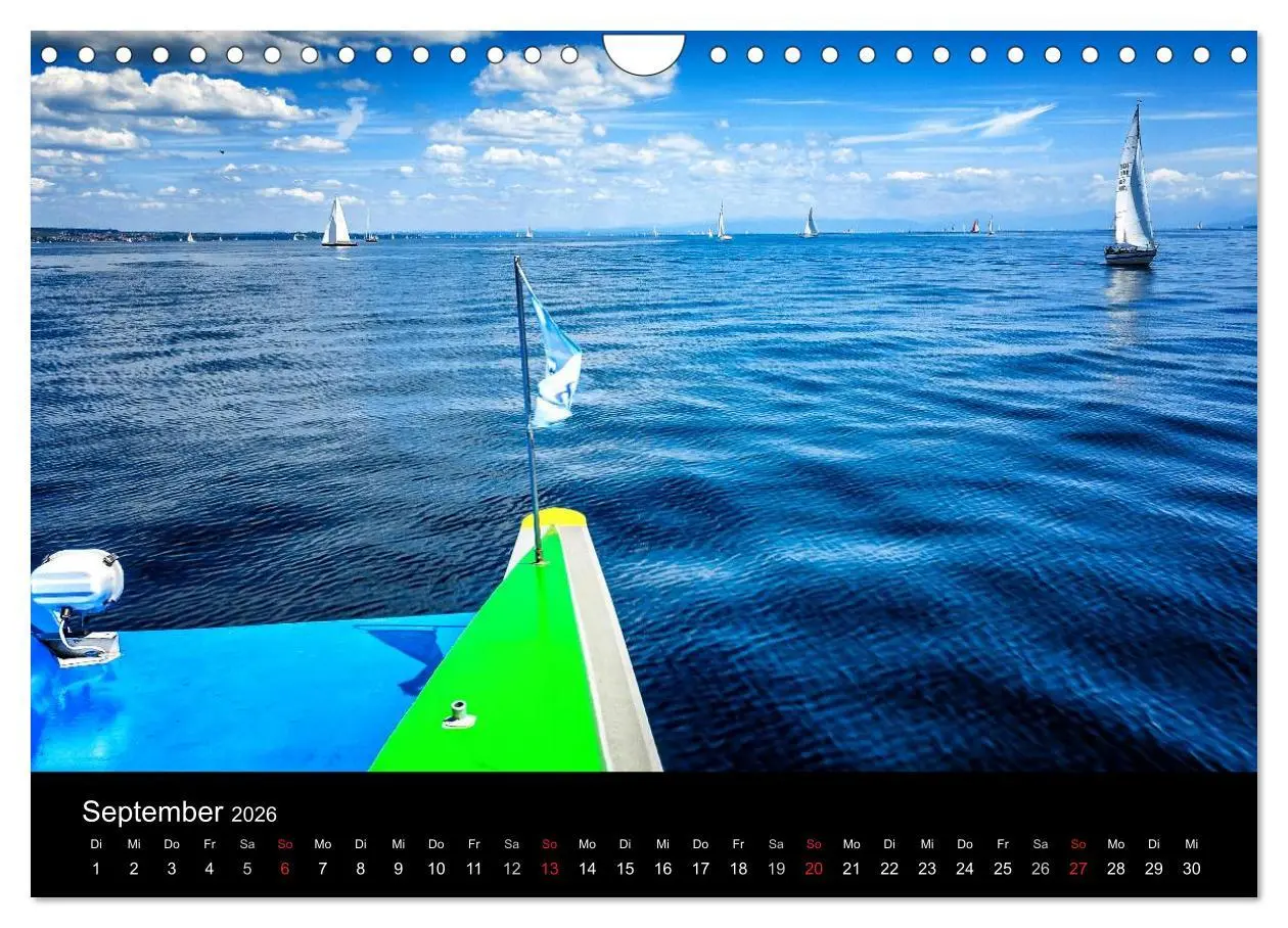 Bild: 9783516018530 | Bodensee-Schiffe und Boote (Wandkalender 2026 DIN A4 quer),...