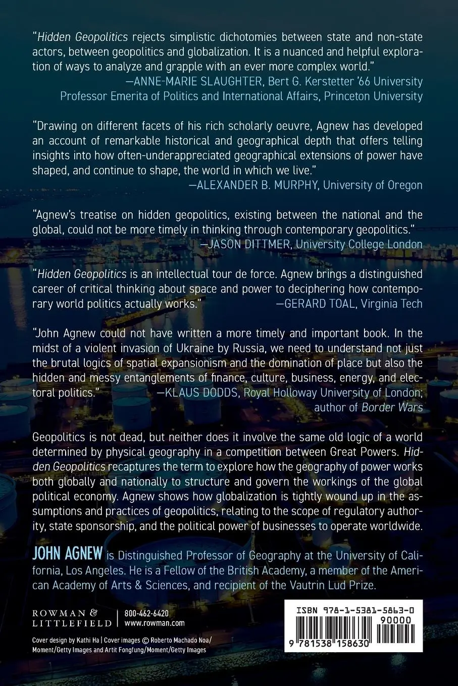 Rückseite: 9781538158630 | Hidden Geopolitics | Governance in a Globalized World | John Agnew