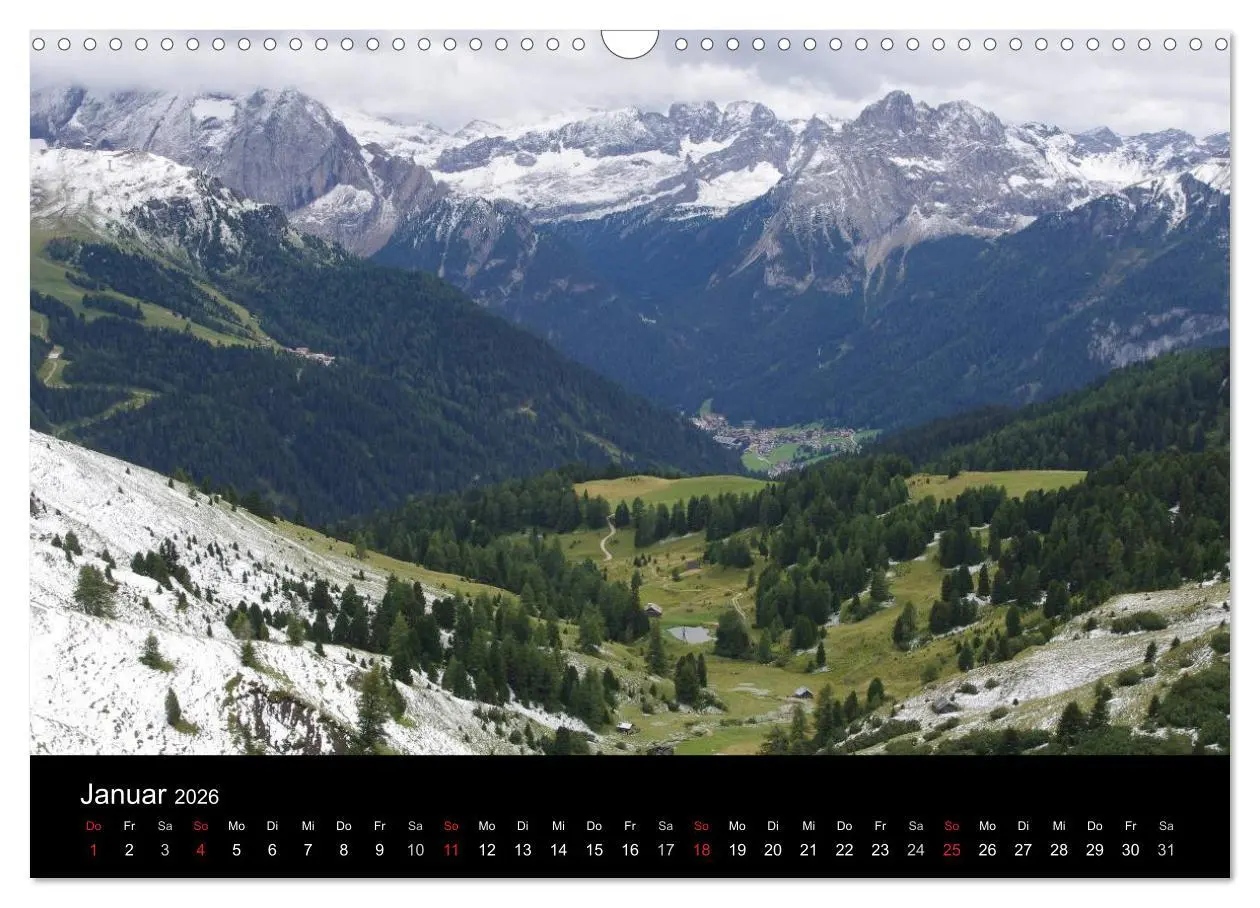 Bild: 9783516178630 | Südtirol 2026 (Wandkalender 2026 DIN A3 quer), CALVENDO Monatskalender