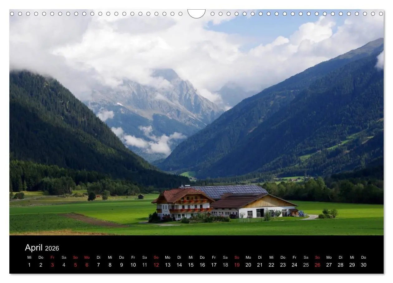 Bild: 9783516178630 | Südtirol 2026 (Wandkalender 2026 DIN A3 quer), CALVENDO Monatskalender