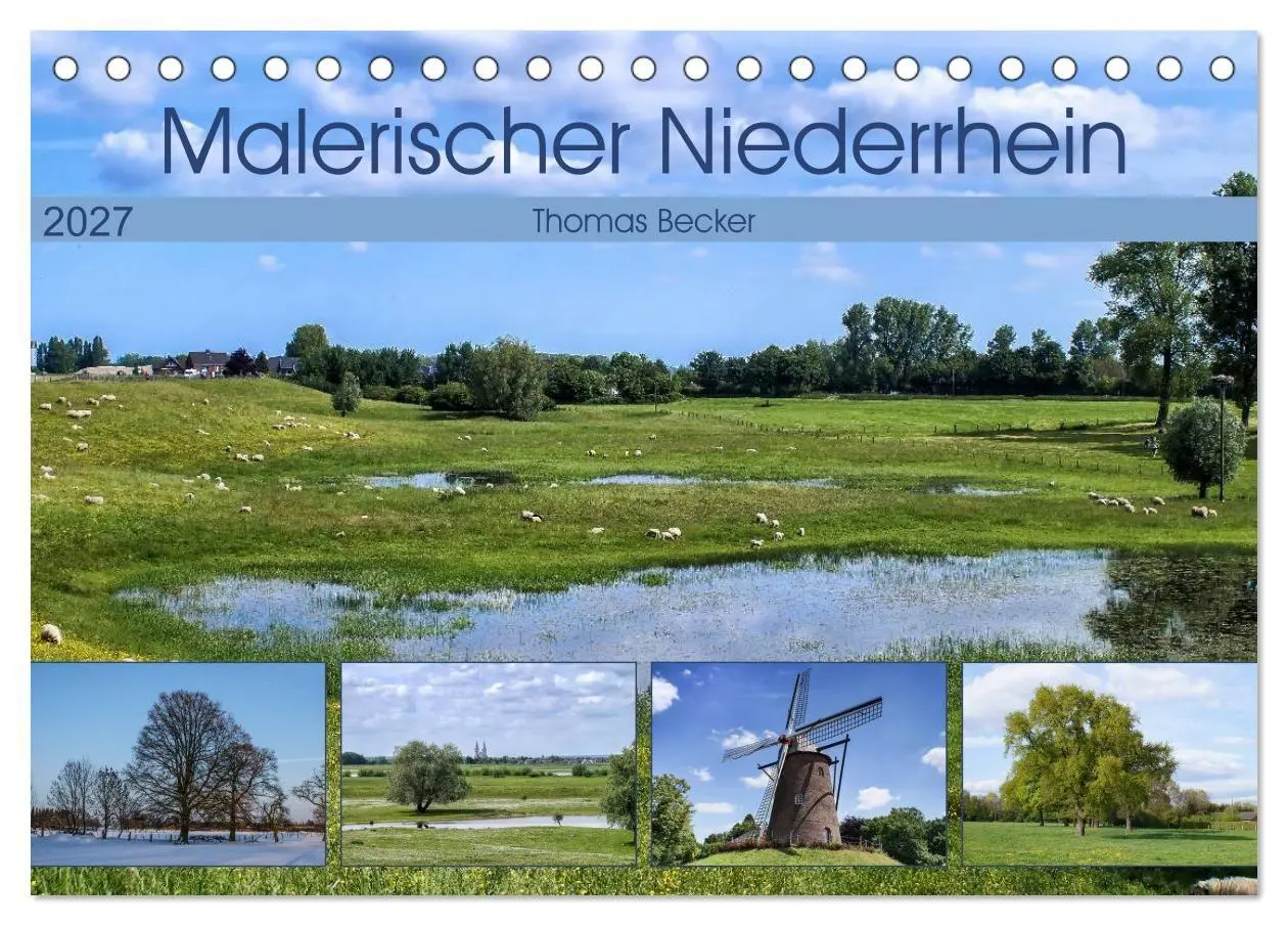 Cover: 9783569888630 | Malerischer Niederrhein (Tischkalender 2027 DIN A5 quer), CALVENDO...