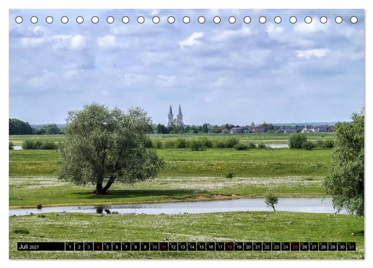 Bild: 9783569888630 | Malerischer Niederrhein (Tischkalender 2027 DIN A5 quer), CALVENDO...