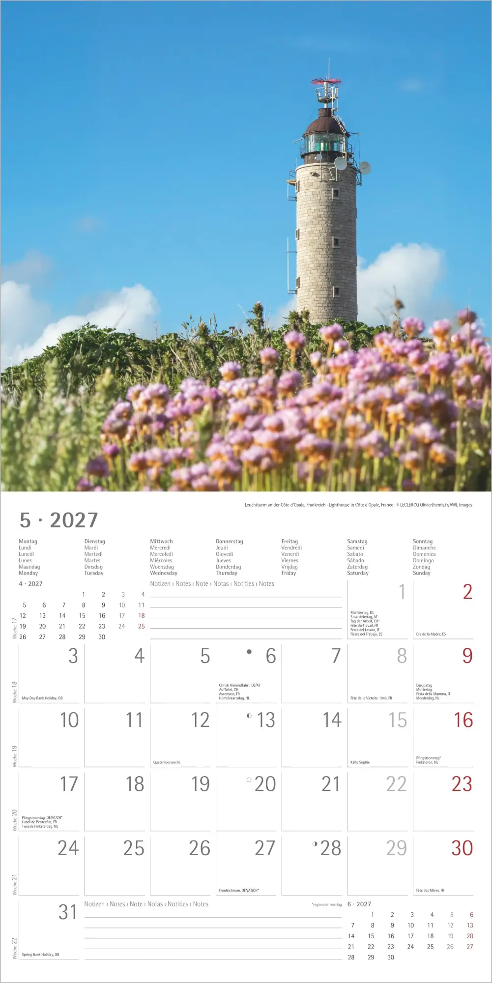 Bild: 4069095018730 | Leuchttürme 2027 | Neumann Verlage GmbH &amp; Co KG | Kalender | 14 S.