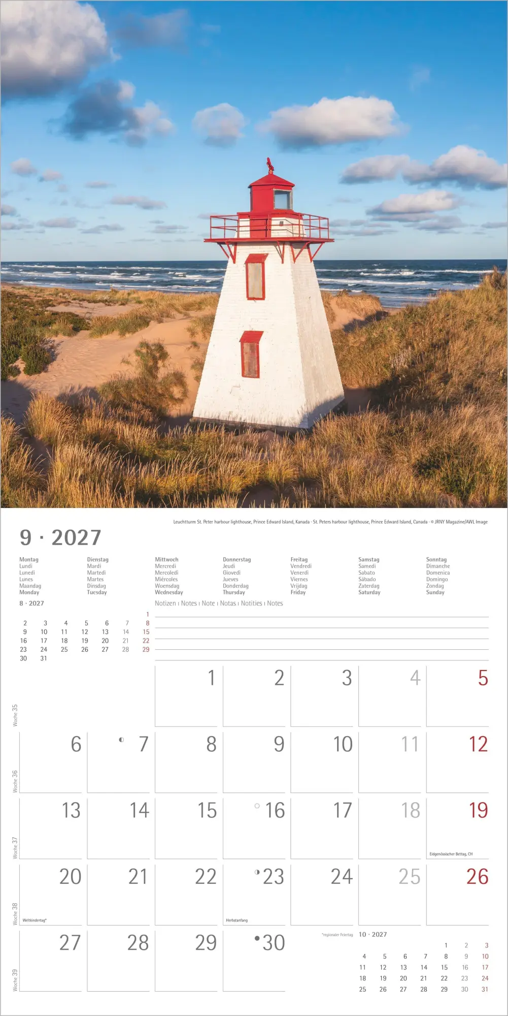 Bild: 4069095018730 | Leuchttürme 2027 | Neumann Verlage GmbH &amp; Co KG | Kalender | 14 S.