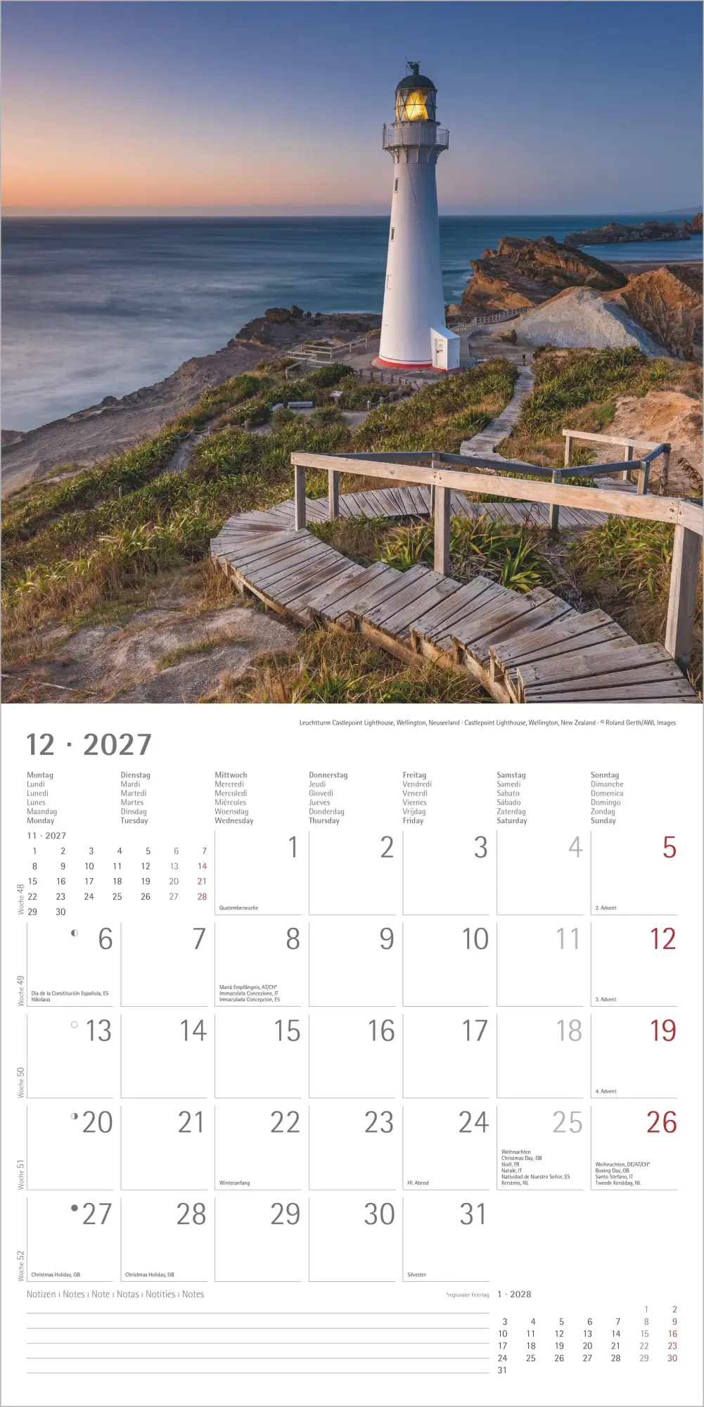 Bild: 4069095018730 | Leuchttürme 2027 | Neumann Verlage GmbH &amp; Co KG | Kalender | 14 S.