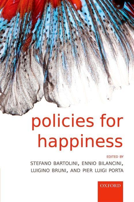 Policies for Happiness  Stefano Bartolini  Buch  Englisch  2016 - Bartolini, Stefano