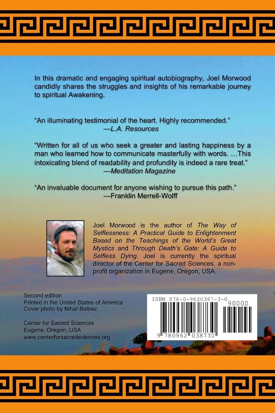 Rückseite: 9780962038730 | Naked Through the Gate | A Spiritual Autobiography, second edition