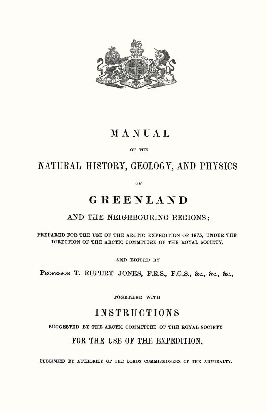 Cover: 9781905748730 | Manual of the Natural History, Geology, and Physics of Greenland...