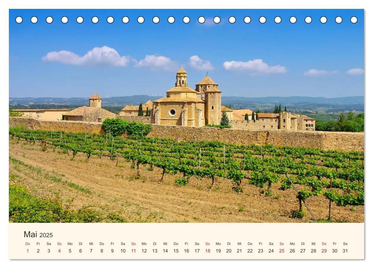 Bild: 9783435298730 | Costa Dorada - Die Goldene Küste Spaniens (Tischkalender 2025 DIN...