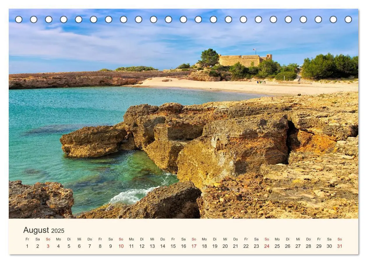 Bild: 9783435298730 | Costa Dorada - Die Goldene Küste Spaniens (Tischkalender 2025 DIN...