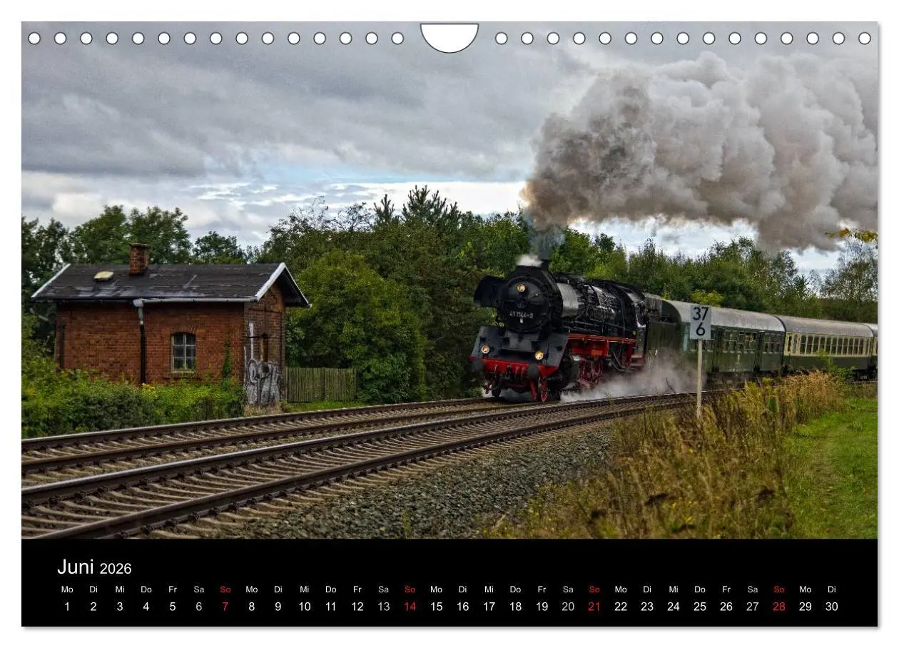 Bild: 9783516168730 | Unterwegs am Bahndamm (Wandkalender 2026 DIN A4 quer), CALVENDO...